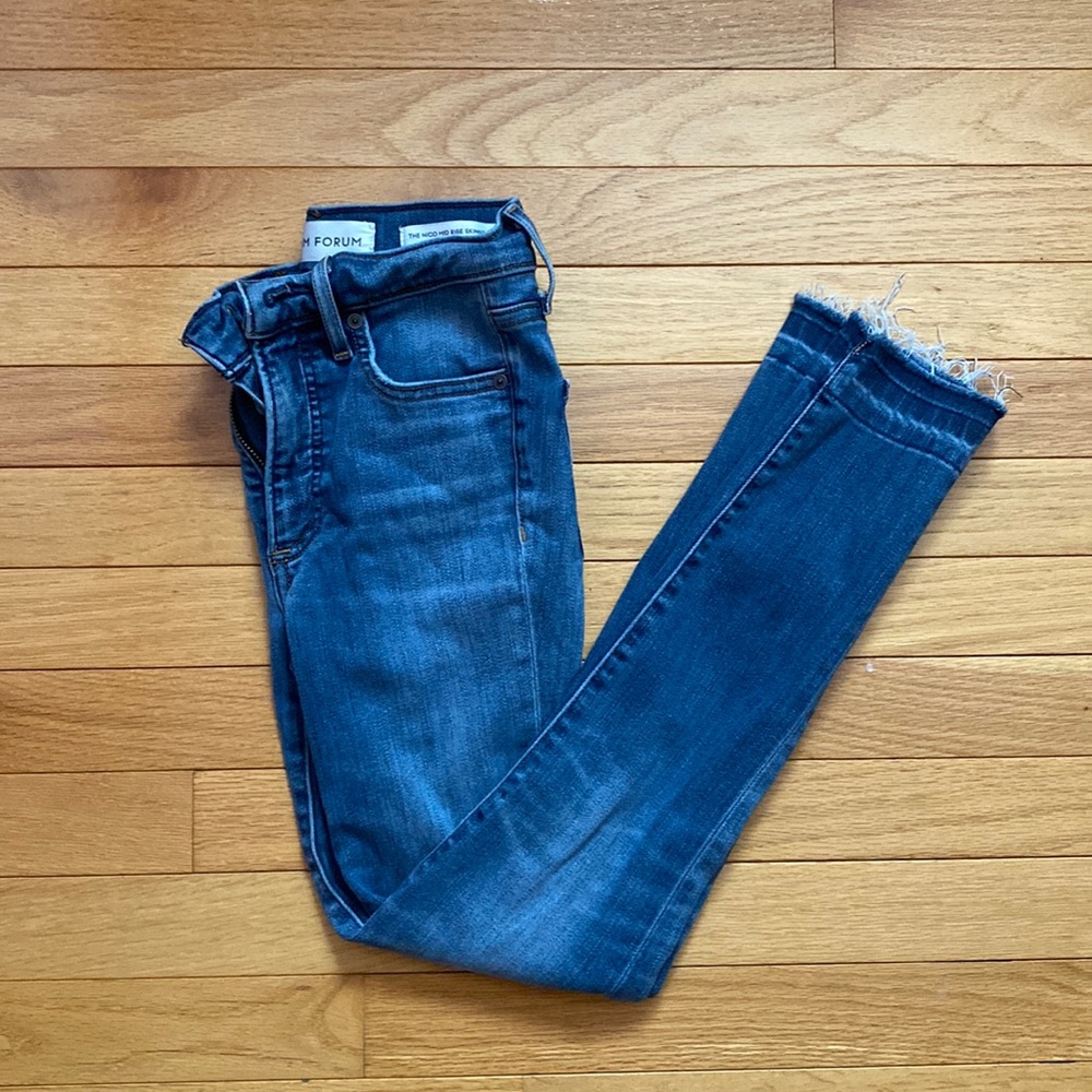 Denim Forum mid rise jeans